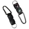All In One Carabiner Compass Tool With Thermometer Keychain Outdoor Multifunction Clip 6