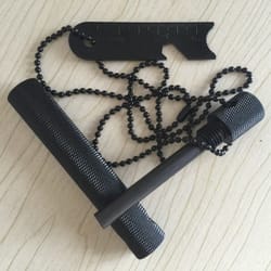 magnesium fire starter with compass outdoor survival fire starter tool