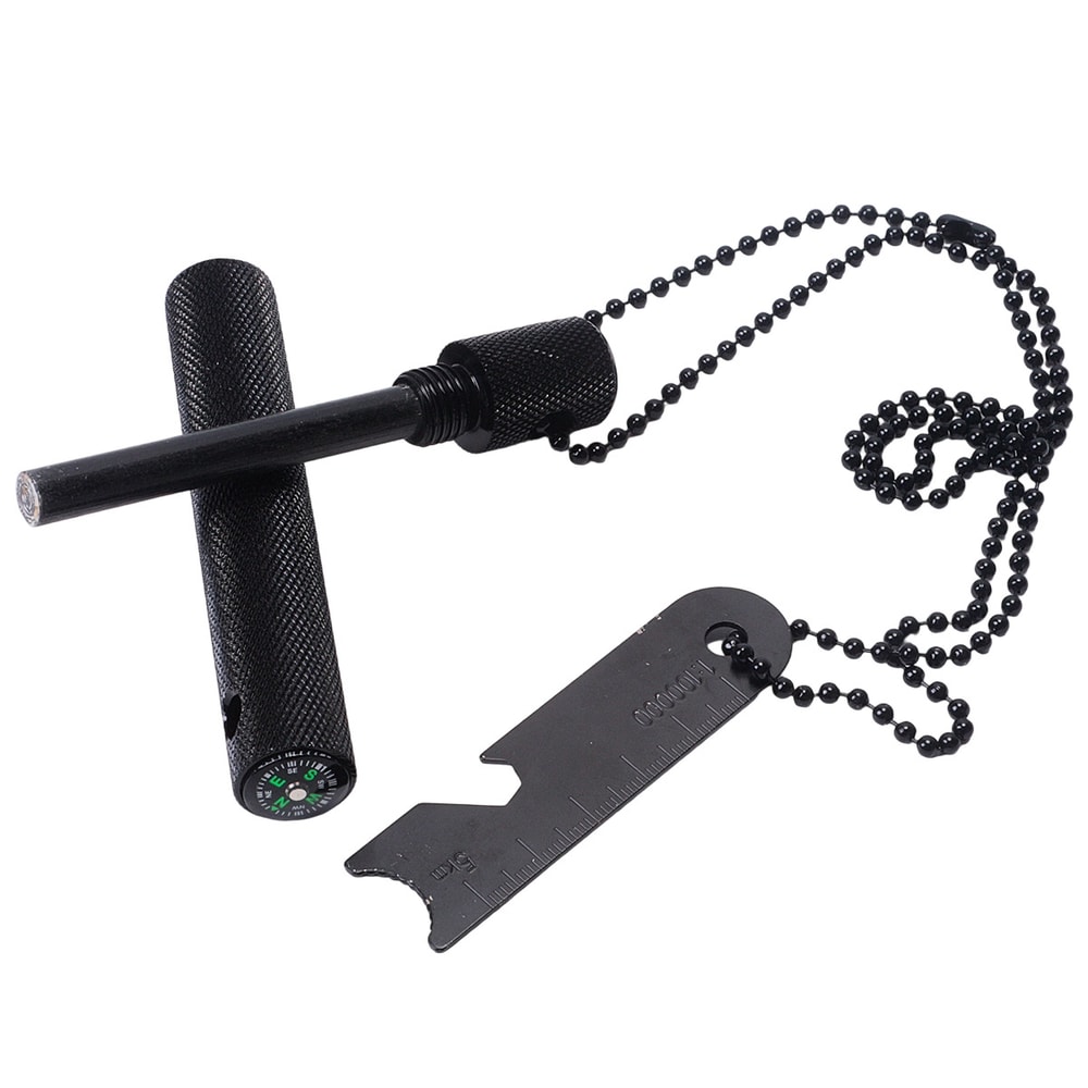 Magnesium Fire Starter With Compass Outdoor Survival Fire Starter Tool 4