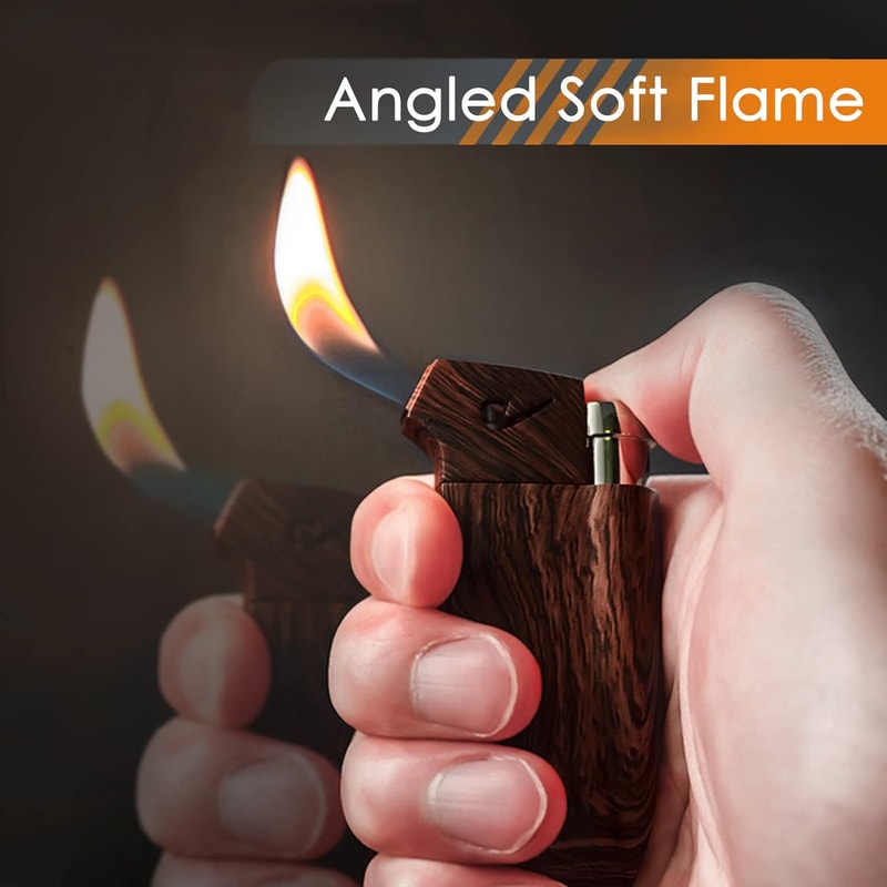 Premium Pipe Lighter With Cleaning Tools Butane Lighter For Smokers Mens Gift 2