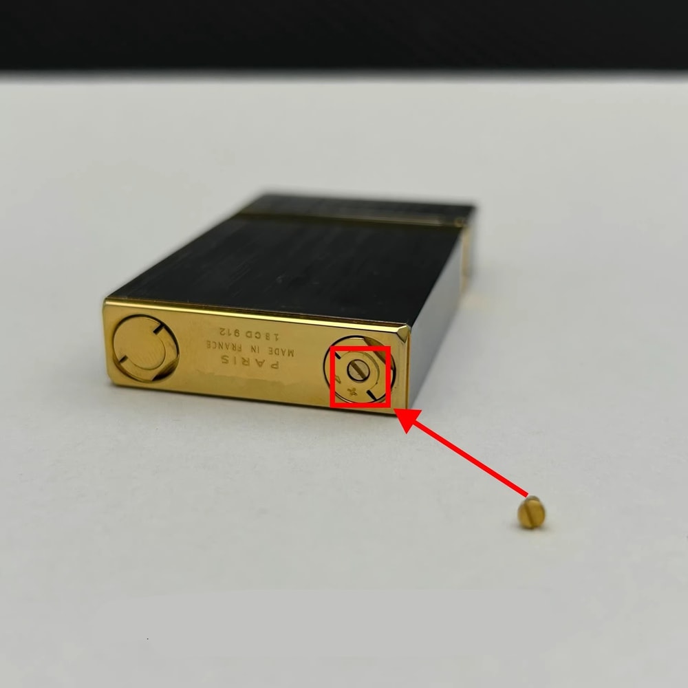 Premium Dupont Lighter Repair Parts Flame Adjustment Gas Refill Screw With Precision Replacement L 4