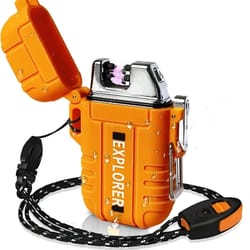 windproof dual arc plasma lighter usb rechargeable & waterproof