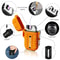 Windproof Dual Arc Plasma Lighter USB Rechargeable Waterproof 2