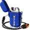 Windproof Dual Arc Plasma Lighter USB Rechargeable Waterproof 3