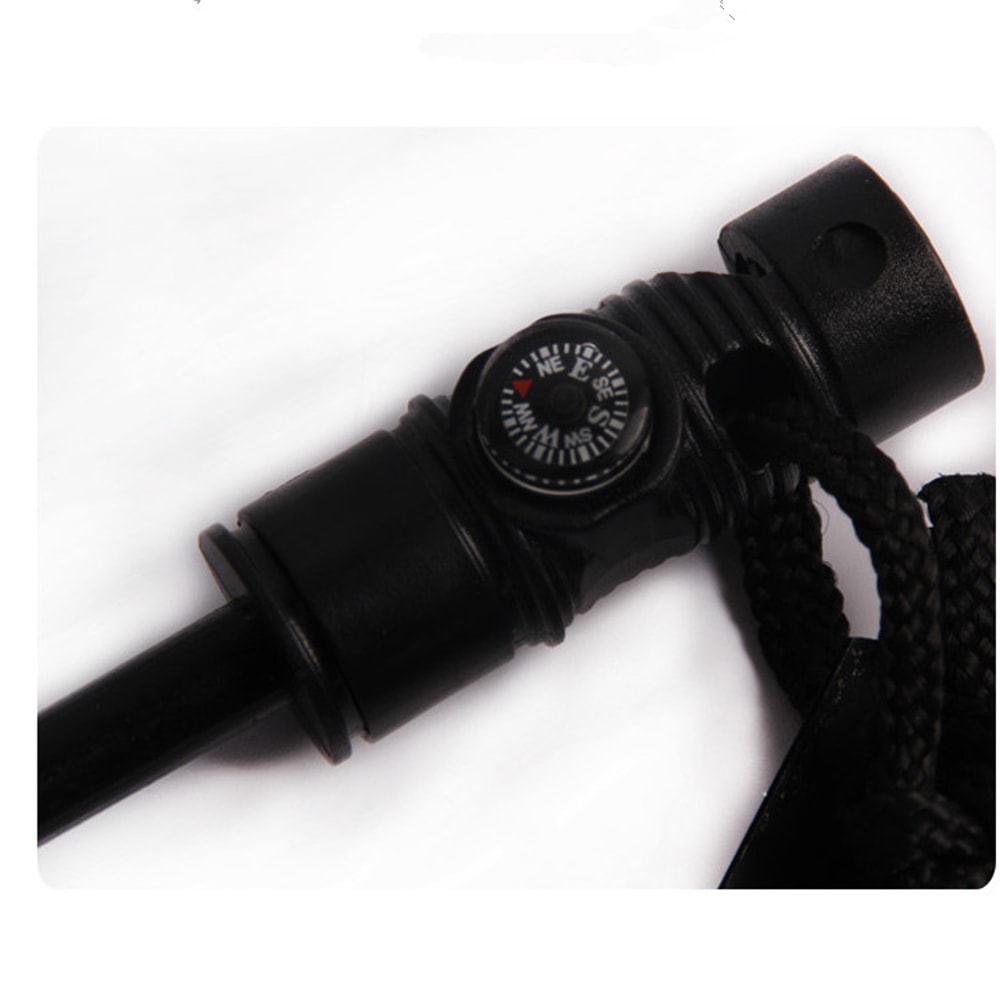 Ultimate Survival Magnesium Fire Starter With Whistle Outdoor Camping Essential 4