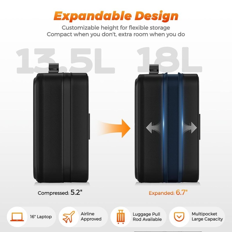 Expandable Fireproof Document Box with Lock Heat Insulated, Waterproof Storage Organizer