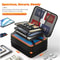 Expandable Fireproof Document Box with Lock Heat Insulated, Waterproof Storage Organizer