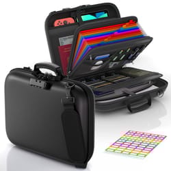 premium document box with combination lock portable document safe & file organizer