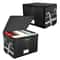 Fireproof Document Box Foldable Storage Box With Lockable Security 0