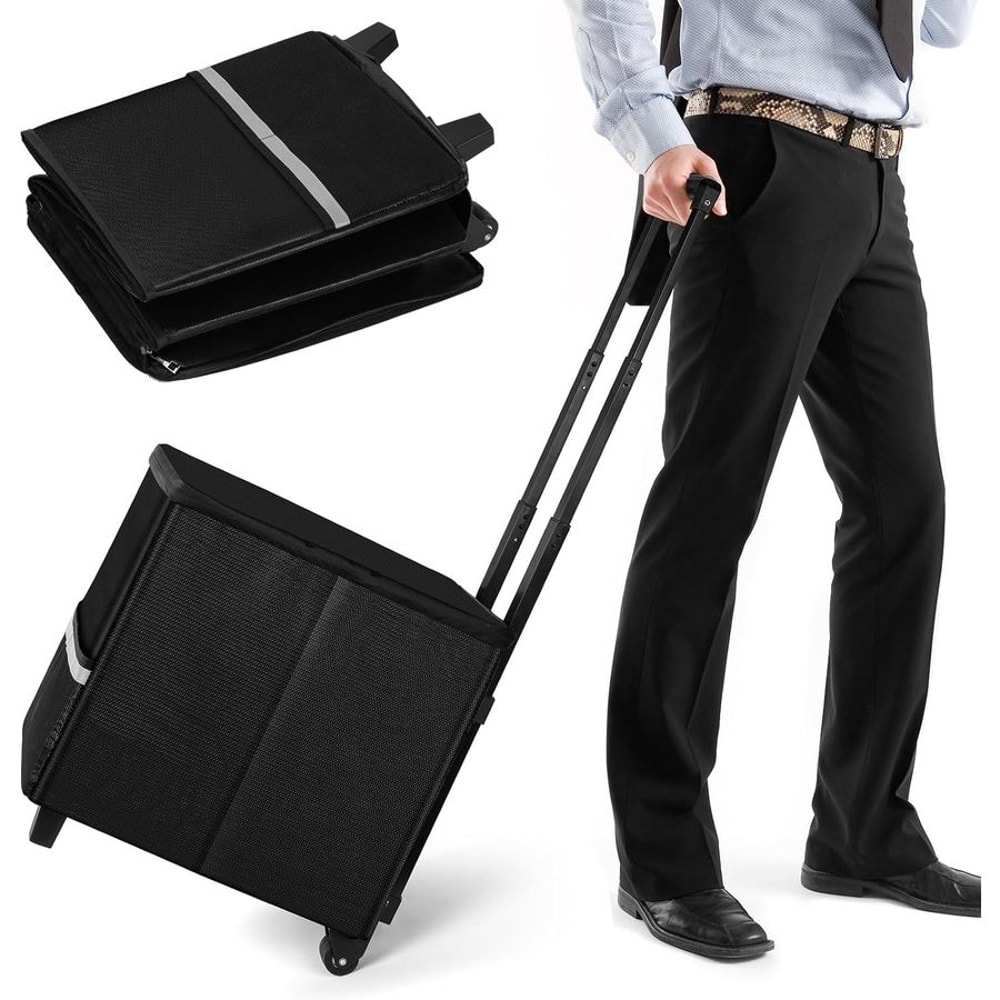 Mobile Document Box With Wheels Secure Rolling File Cabinet 0