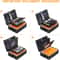 Premium Document Box With Lock Layer Waterproof Storage Case Portable Secure 8