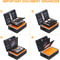 Premium Document Box With Lock Layer Waterproof Storage Case Portable Secure 8