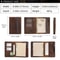 Luxury Retro Leather Notebook Portfolio With Ring Binder IPad Holder 2