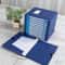 Foldable File Folder Storage Box Durable Plastic Document Organizer Box With Adhesive Closure For H 0