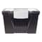 Letter Legal File Storage Box With Organizer Lid Durable Plastic File Storage Box For Hanging Fold 1