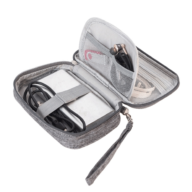 Large Capacity Cable Organizer Travel Case Universal Cord Charger Storage 0