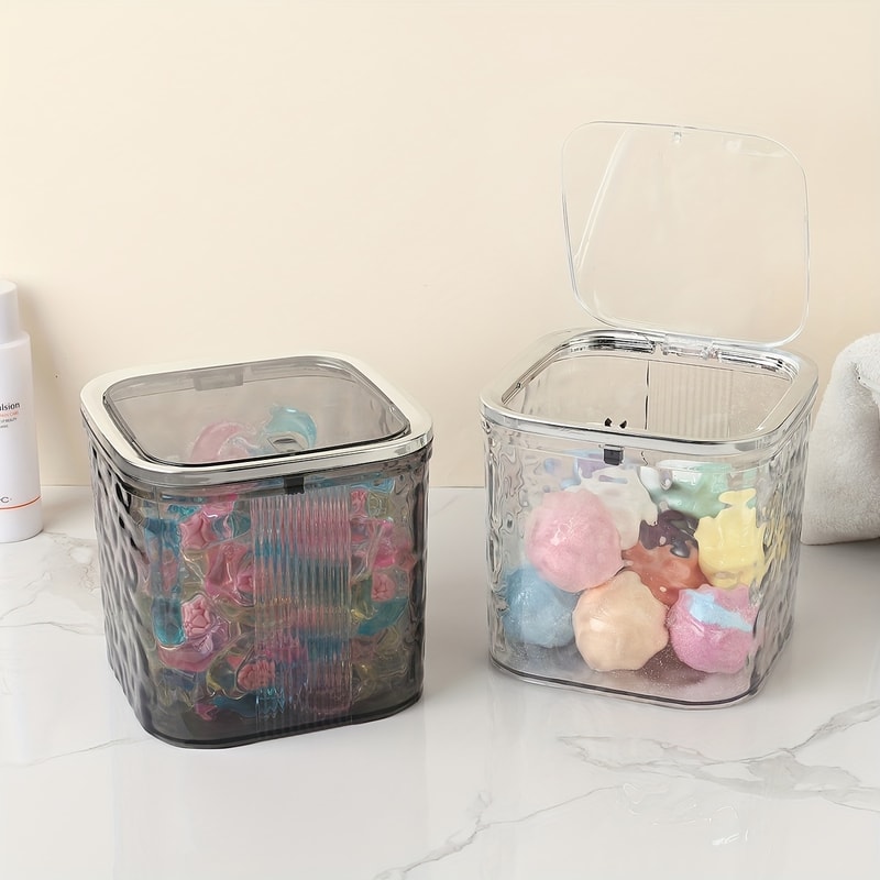 Laundry Pod Container Durable Detergent Pod Holder Laundry Room Organizer 6