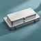 Metal Storage Box With Lid Sleek Rectangular Container For Home Office Desk Organization 1