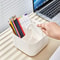 Desktop & Cosmetic Organizer with Portable Handle Multi Use Pen Holder