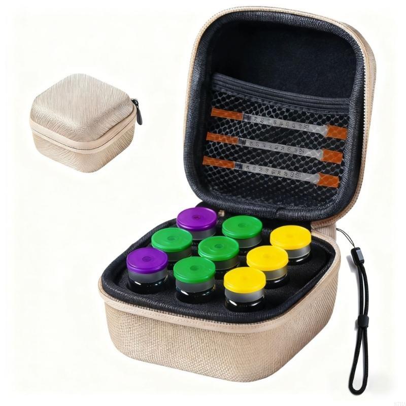 Cooling Vial Storage Box Portable Refrigerator Vial Organizer Protector Case For Safe Home Travel 0
