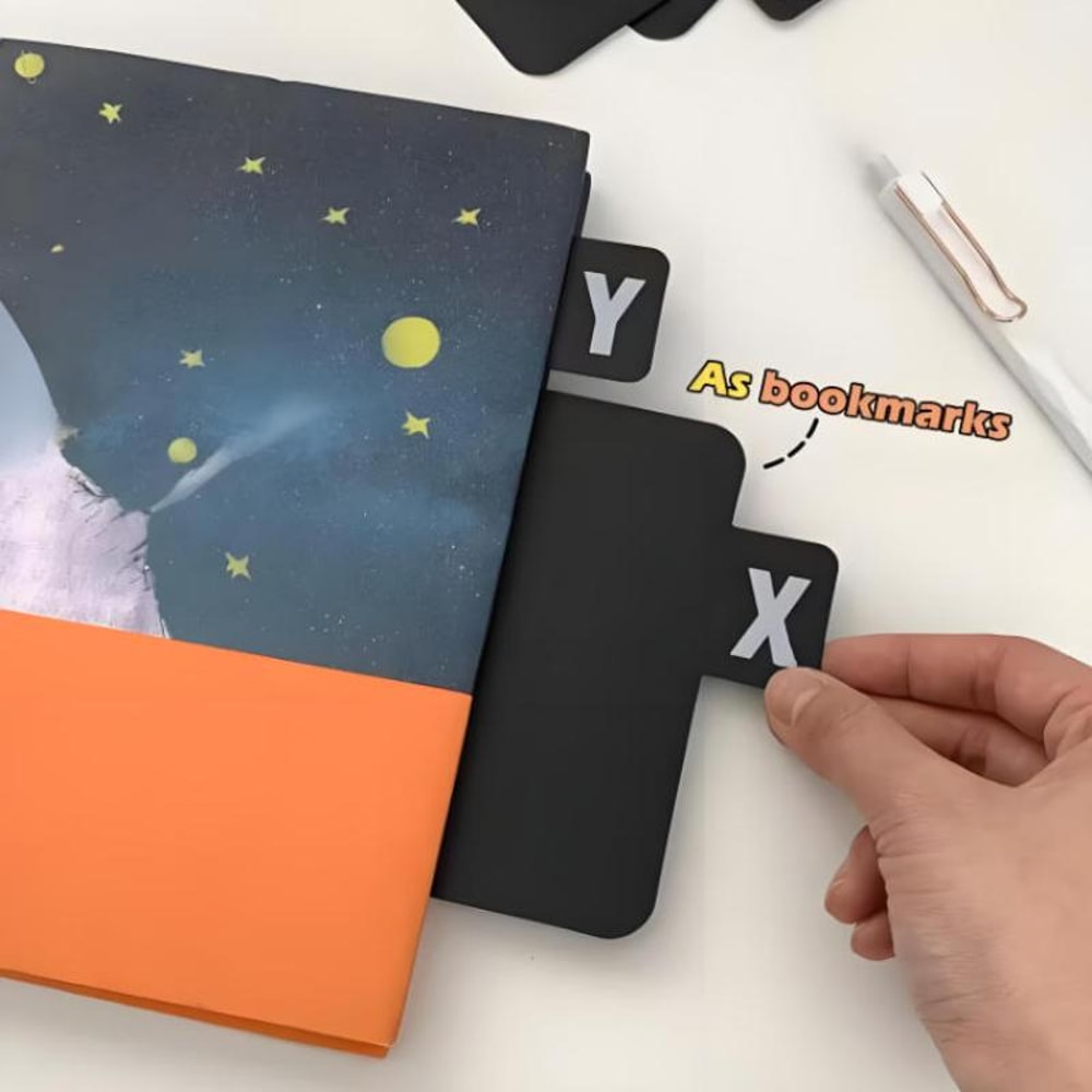 Alphabet A To Z Record Media Organizer CD DVD Organizer Dividers Set For Easy Vinyl Record Storage 5