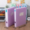 Pastel Snap Closure Plastic File Folders Durable Document Organizer Set For Office School 2