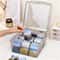 Transparent Trading Card Storage Box With Flip Lid Card Organizer Case 5