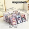 Transparent Trading Card Storage Box With Flip Lid Card Organizer Case 4