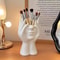 Creative Human Body Makeup Brush Holder Artistic Desk Organizer 6