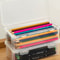 Clear Pencil Case Art Supply Organizer Portable Pastel Storage Box 1
