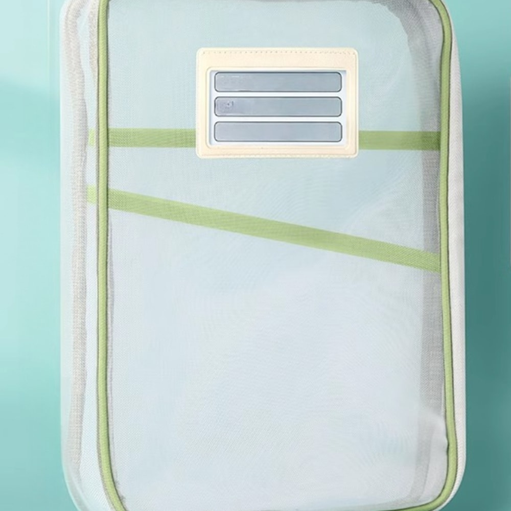 Double Zipper Large Capacity File Organizer Bag For School Office Document Storage 8