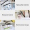 Clear Waterproof Pencil Case Set Transparent PVC Storage Pouch For Travel Makeup Office Essentials 2