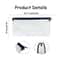 Clear Waterproof Pencil Case Set Transparent PVC Storage Pouch For Travel Makeup Office Essentials 5