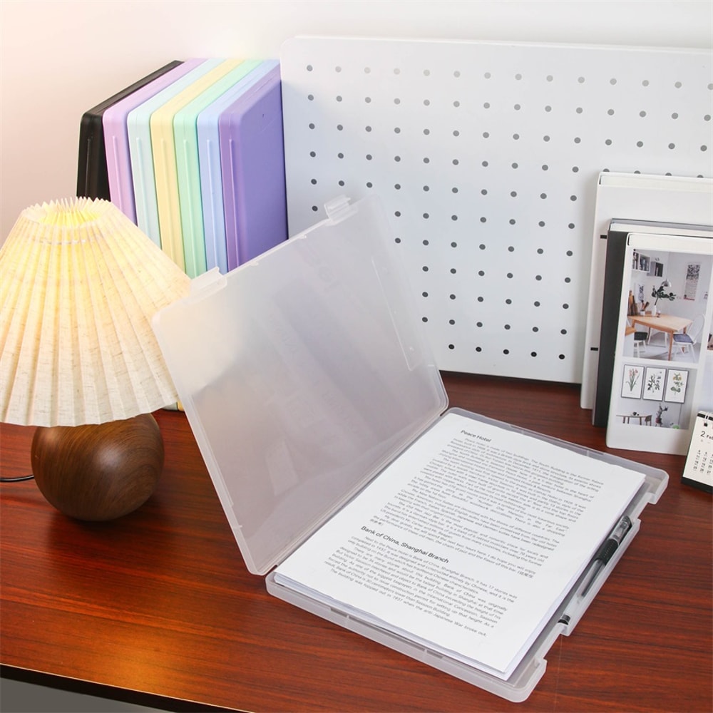 Large Capacity Document Storage Box For Students And Certificates Organizer Folder Case 7