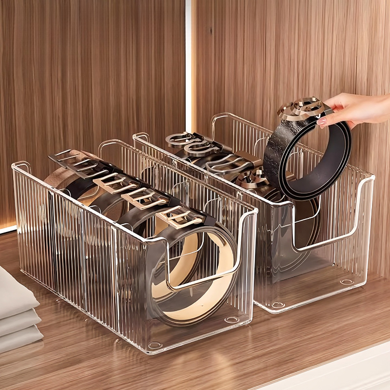 Drawer Organizer Box Clear Compartment Storage Box For Kitchen Bedroom Vanity 2