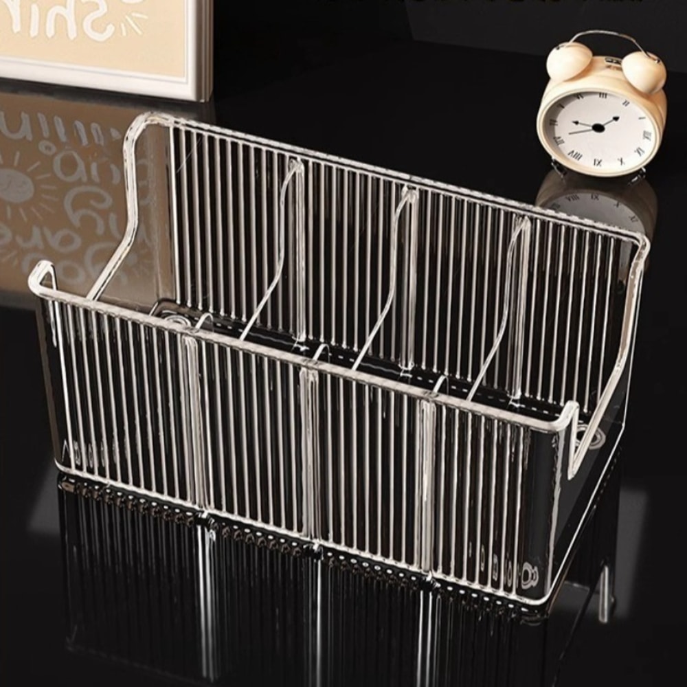 Drawer Organizer Box Clear Compartment Storage Box For Kitchen Bedroom Vanity 5