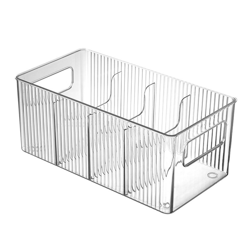 Drawer Organizer Box Clear Compartment Storage Box For Kitchen Bedroom Vanity 1