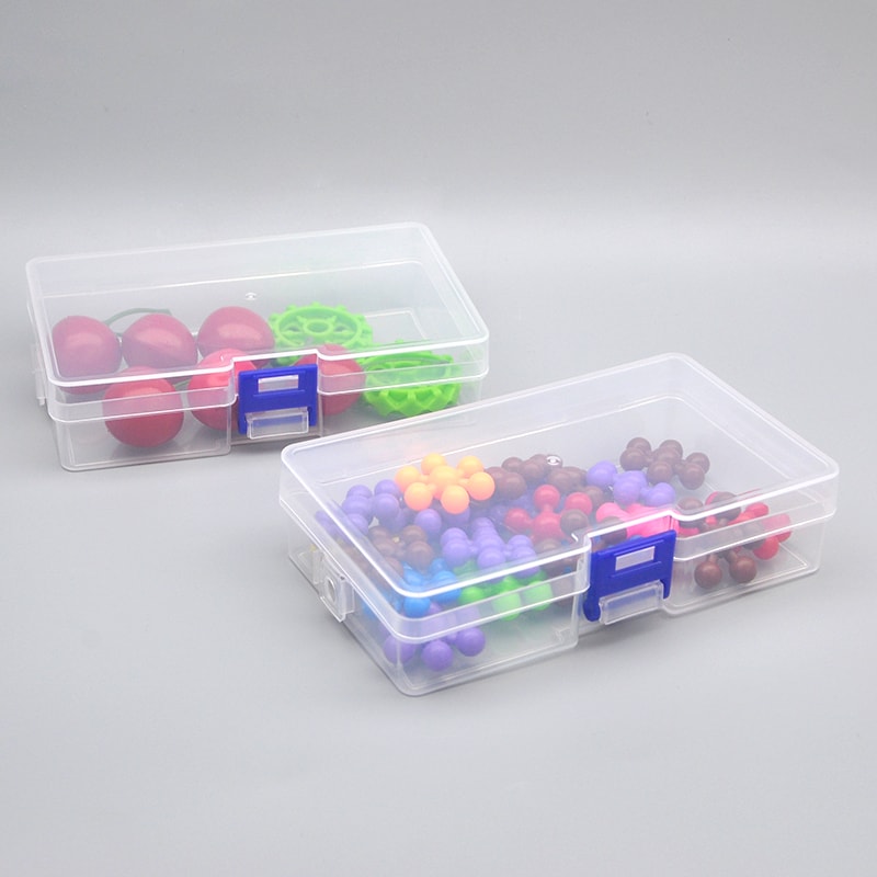 Transparent Organizer Lock Box Small Storage Case For Fishing Tackle Accessories 0