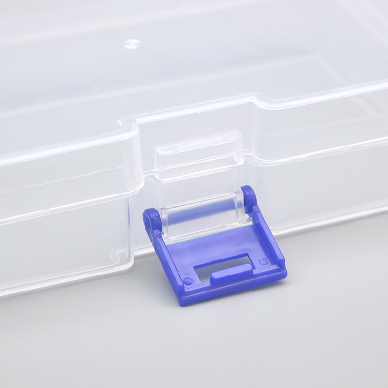 Transparent Organizer Lock Box Small Storage Case For Fishing Tackle Accessories 5