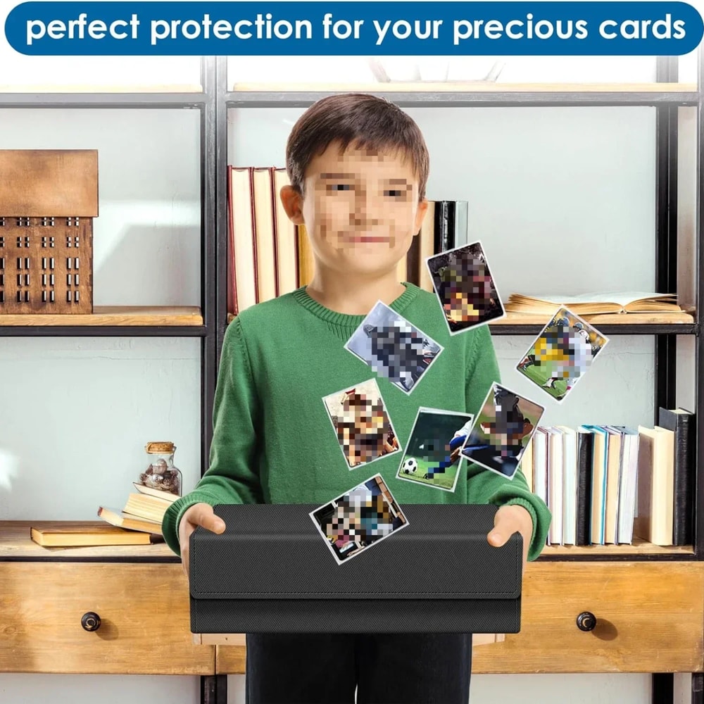 Magnetic Trading Card Storage Box Organizer For Cards Durable Deck Case Protector 6
