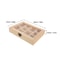 Wooden Rock Crystal Display Case With Glass Lid Vintage Crystal Storage Box Organizer 4