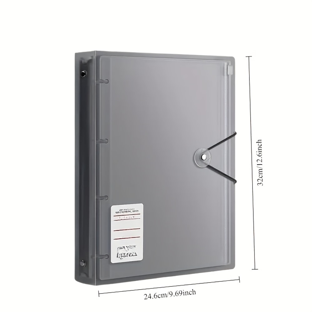 Waterproof Zipper File Organizer Bag For Documents Makeup School Storage 4