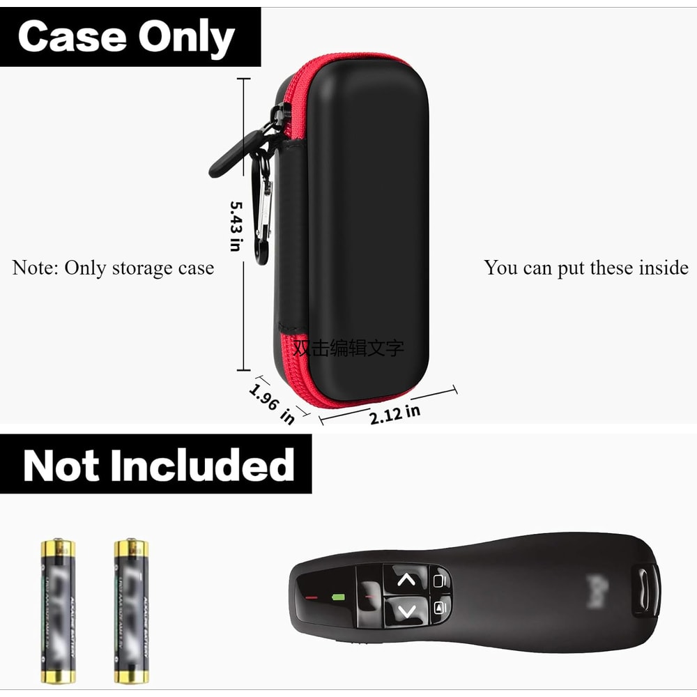 Logitech Hard Shell Travel Case With Organizer Pocket Clip 2