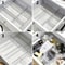 Clear Stackable Makeup Organizer Set Drawer Dividers For Cosmetics Desk Storage 2