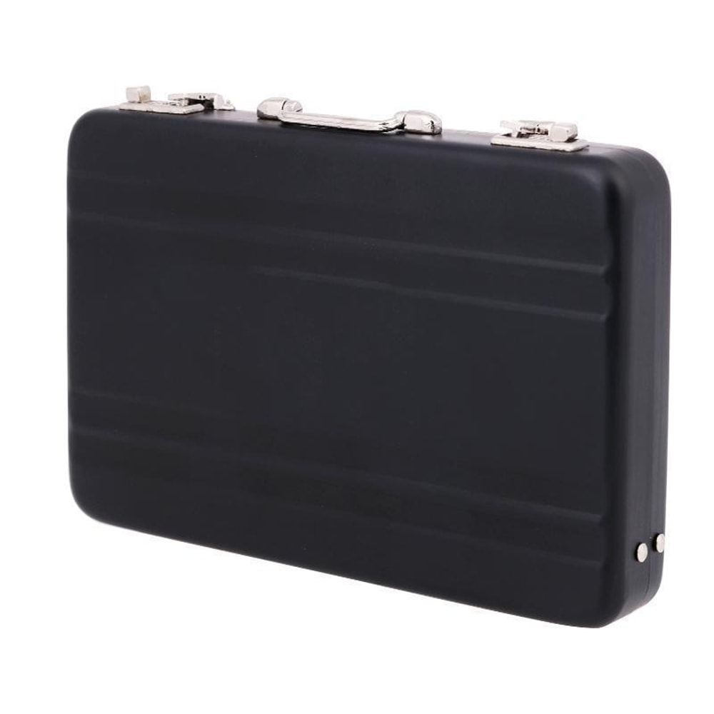 Portable Aluminum Business Card Holder Box Mini Briefcase Organizer 5