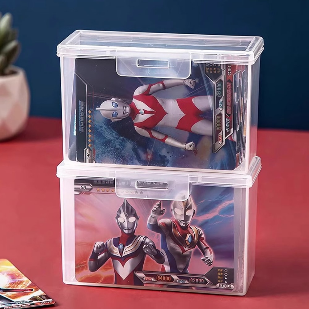Transparent Card Storage Box Organizer For Playing Cards Business Cards And Collectibles 1