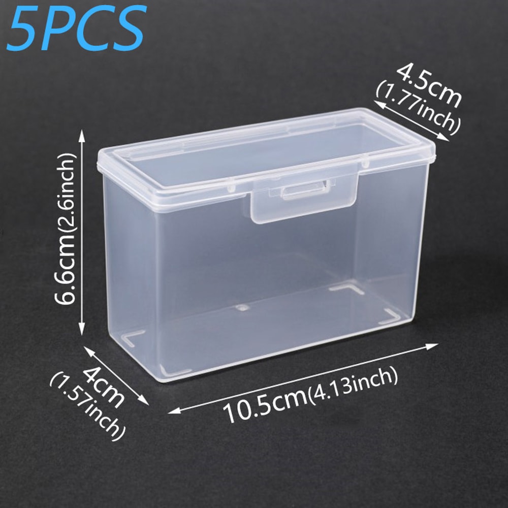 Transparent Card Storage Box Organizer For Playing Cards Business Cards And Collectibles 3