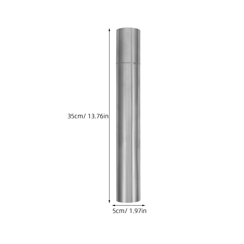 Extendable Waterproof Document Tube Stainless Steel Poster Storage Case 4