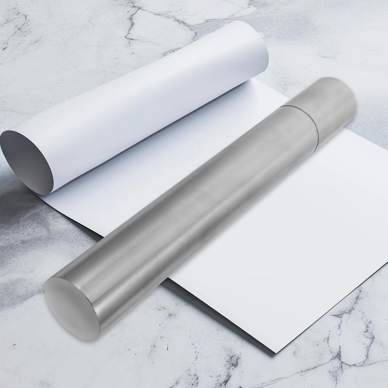 Extendable Waterproof Document Tube Stainless Steel Poster Storage Case 1