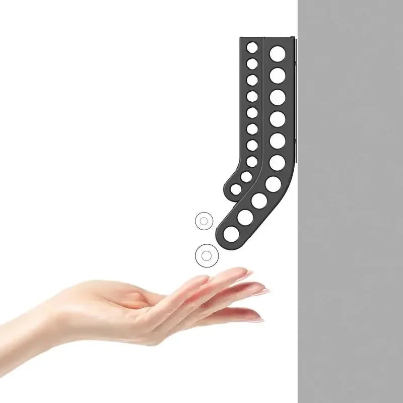 Wall Mount Battery Organizer Storage Holder Compact Battery Dispenser Case 6